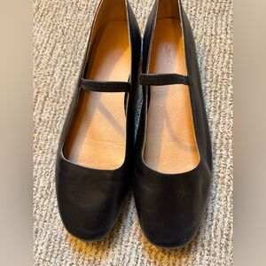 Madewell The Greta Mary Jane Ballet Flats Size 8.5 Black